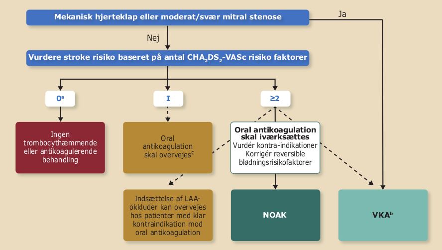 Behandlingsvejledning | Atrieflimren Og Atrieflagren